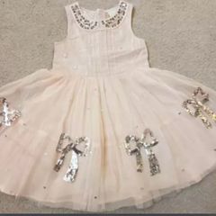 Girls Pink Occasion Dress Next signature 9-10