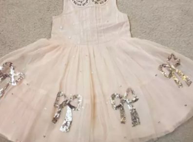 Girls Pink Occasion Dress Next signature 9-10