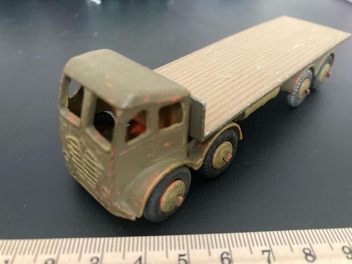Budgie. Flat bed. Foden truck. Morestone series. Overpainted.