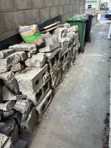 Blocks/rubble/lentils