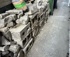 Blocks/rubble/lentils