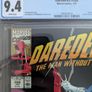 Daredevil Issue 288 and 290 CGC 9.4 Bullseye Certified Graded Comic Framed DC Marvel Image 3