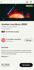 Another Love Story Campervan Ticket