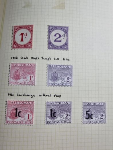 Stamp album 153 Botswana, Lesotho