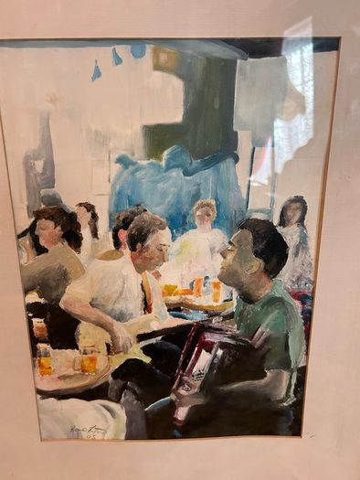 Oil on board original painting