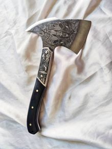 Unique Outdoor Axe Camp Celtic Engraved By Di'Casteel