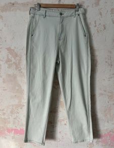 Icicle Mint Green Straight Leg Jeans Size 29 Luxury Sustainable