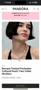 pandora pearl necklace