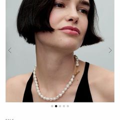 pandora pearl necklace