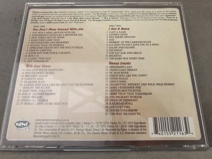 jim croche - original album series      CD
