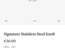 Le Creuset Signature Stainless Steel Knob 4.7cm x 2