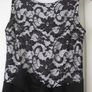 "J'Aime la Vie" Black Lace-Fronted Dress. Image 2