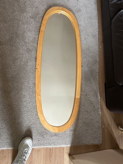 mirror oval pine free