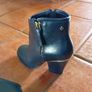 Amy Huberman navy boots Image 3