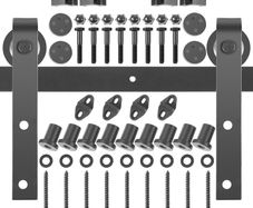 Sliding Barn Door Hardware Kit 12FT  Heavy Duty