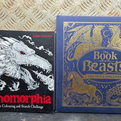 Mythomorphia and The Book of Beasts Colouring books