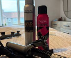 BaByliss Curling Tong Styling Bundle and LOreal Products