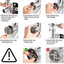 Electric Meat Grinder and Duty Household Sausage Maker Meats Mincer Food Grinding Mincing Machine 2800W Copper Motor Image 5