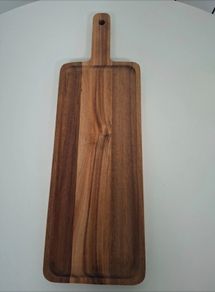 wooden paddle board