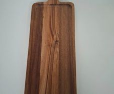 wooden paddle board