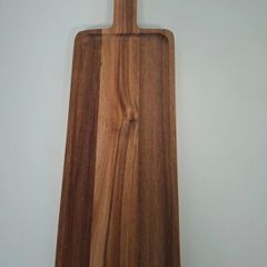 wooden paddle board