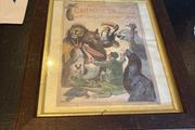 Guinness print in frame