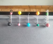 Vintage Mid-Century Atomic Sputnik coat hanger