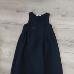 M&S Navy School Pinafore Age 7