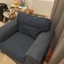 IKEA armchair and footstool Image 3