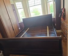 SUPER king size sleigh bed