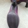 Ecco Purple Court Shoe size 38/5 Image 2