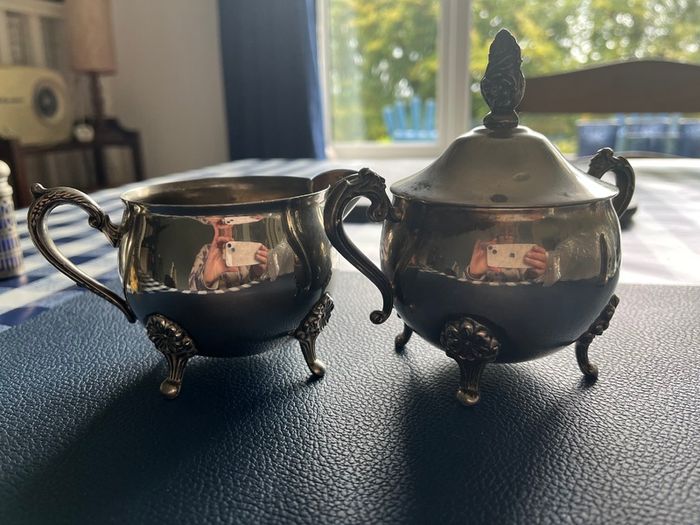 Antique waterford crystal and EPNS ware