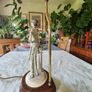 Vintage Italian lamp female figure Image 8