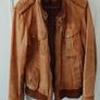 Classic Men's Aviatrix Tan Leather Jacket Image 6