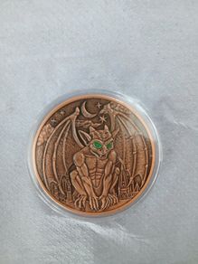 5oz  .999 Fine Copper ,Gargoyle Round