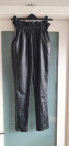Boohoo pleather high waisted with pockets Sz 8 - Bnwot Rrp 29.99