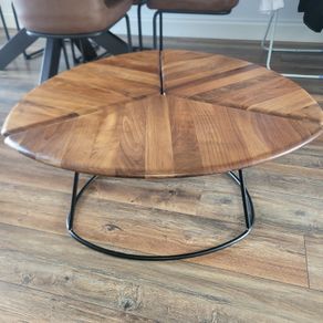 Wooden coffee table