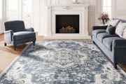 Vintage Dove Grey Washable Rug 200 x 290 cm