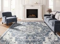 main image for ad Vintage Dove Grey Washable Rug 200 x 290 cm