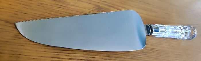 Vintage Waterford Crystal Cake Knife, Circa 1980s, Wedding, Anniversary, Birthday, Bridal,