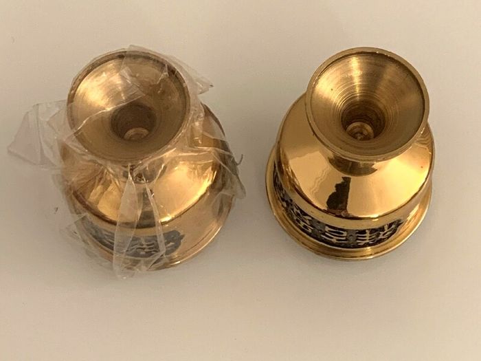 Chinese Brass Goblets