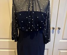Joseph Ribkoff navy occasion dress size 10