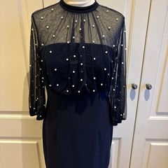 Joseph Ribkoff navy occasion dress size 10