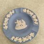 Wedgwood Ashtray Jasperware Blue Cupid As Oracle England Trinket Pin Dish Image 2