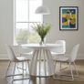 Axis Black Extendable Dining Table  100 to 140cm Image 3