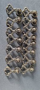 Brass, stylish knobs x 18