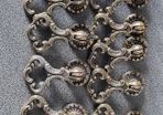 Brass, stylish knobs x 18