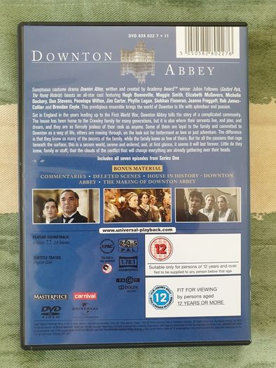 Downton Abbey Series 1 DVD ITV Hugh Bonneville Maggie Smith