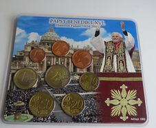 Germany Rare euro coin set 2005 Pope Benedict XVI limited issue only 2005 sets made