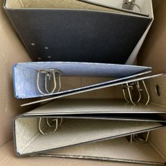 Six A4 Binders